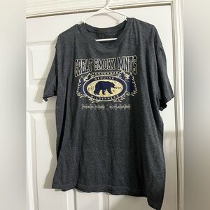 Gildan Gray Great Smoky Mountains Tee